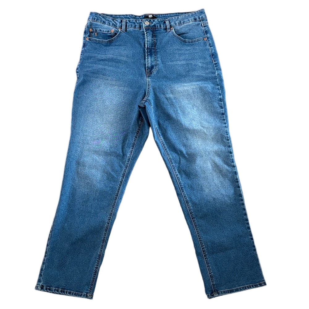 Frye Ankle Cropped Straight Leg Jeans Woman’s Size 16/34 High Rise